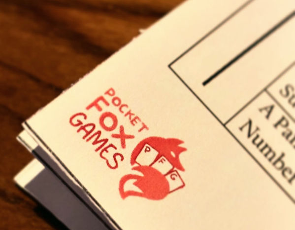 Official Pocket Fox Games Logo Stamp