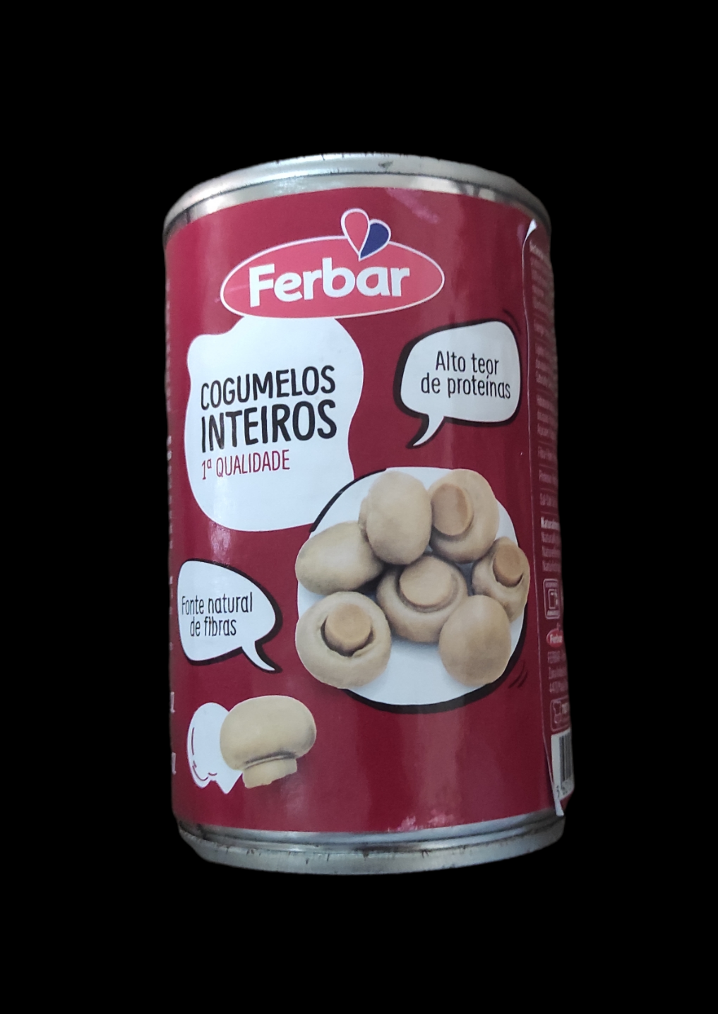 COGUMELOS INTEIROS FERBAR 290GR