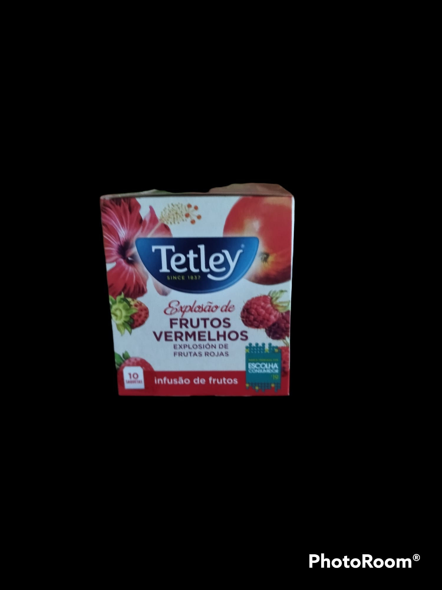 CHA TETLEY FRUTOS VERMELHOS 10 SAQ