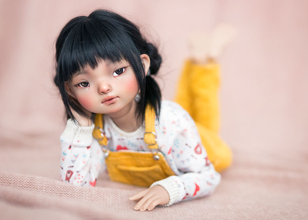 Thumbnail: Corduroy Overalls for Dust of Dolls CHAM Body