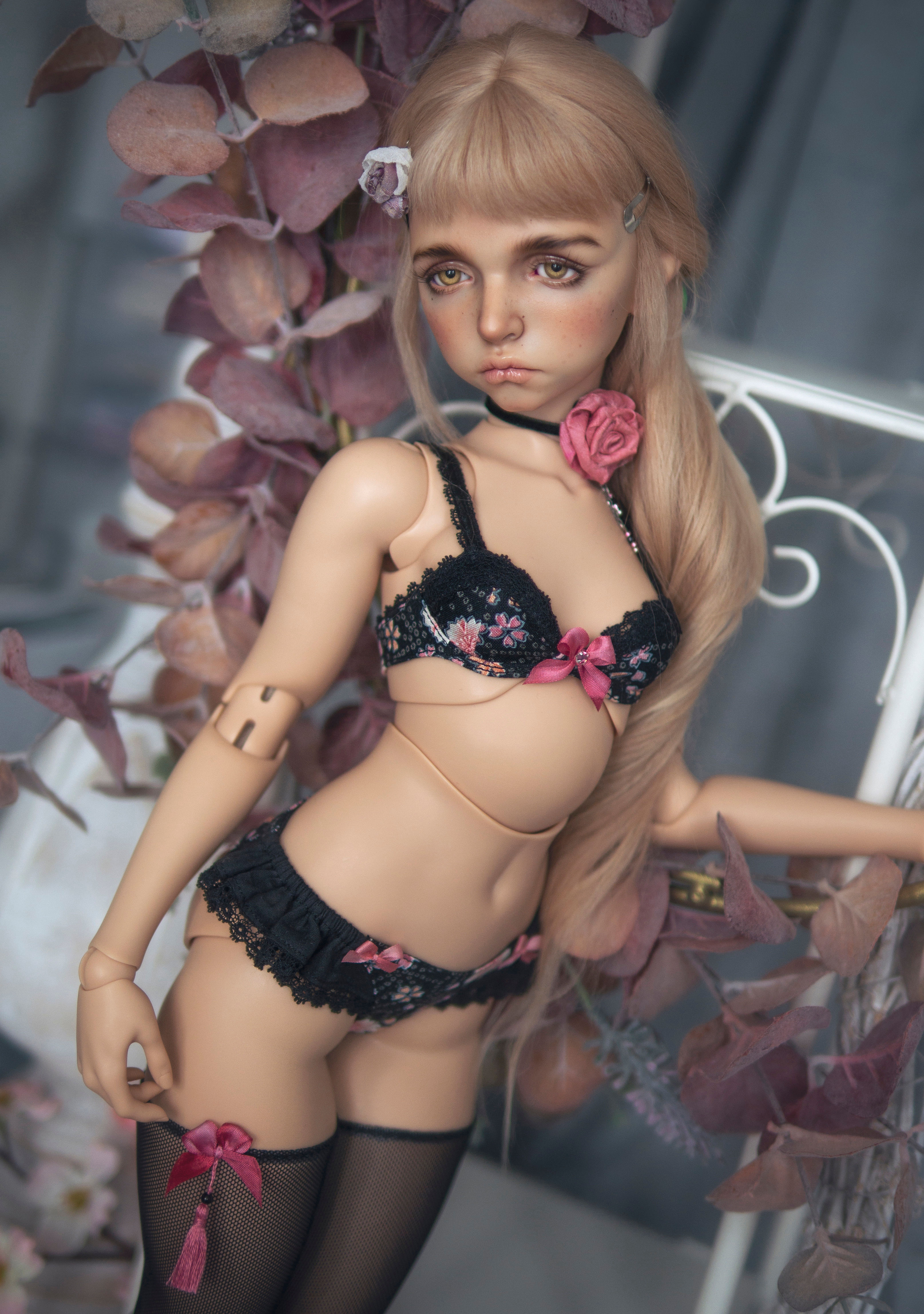 MISS MARIONETTE - Night Bloom Lingerie Set - Do Dolls Dream