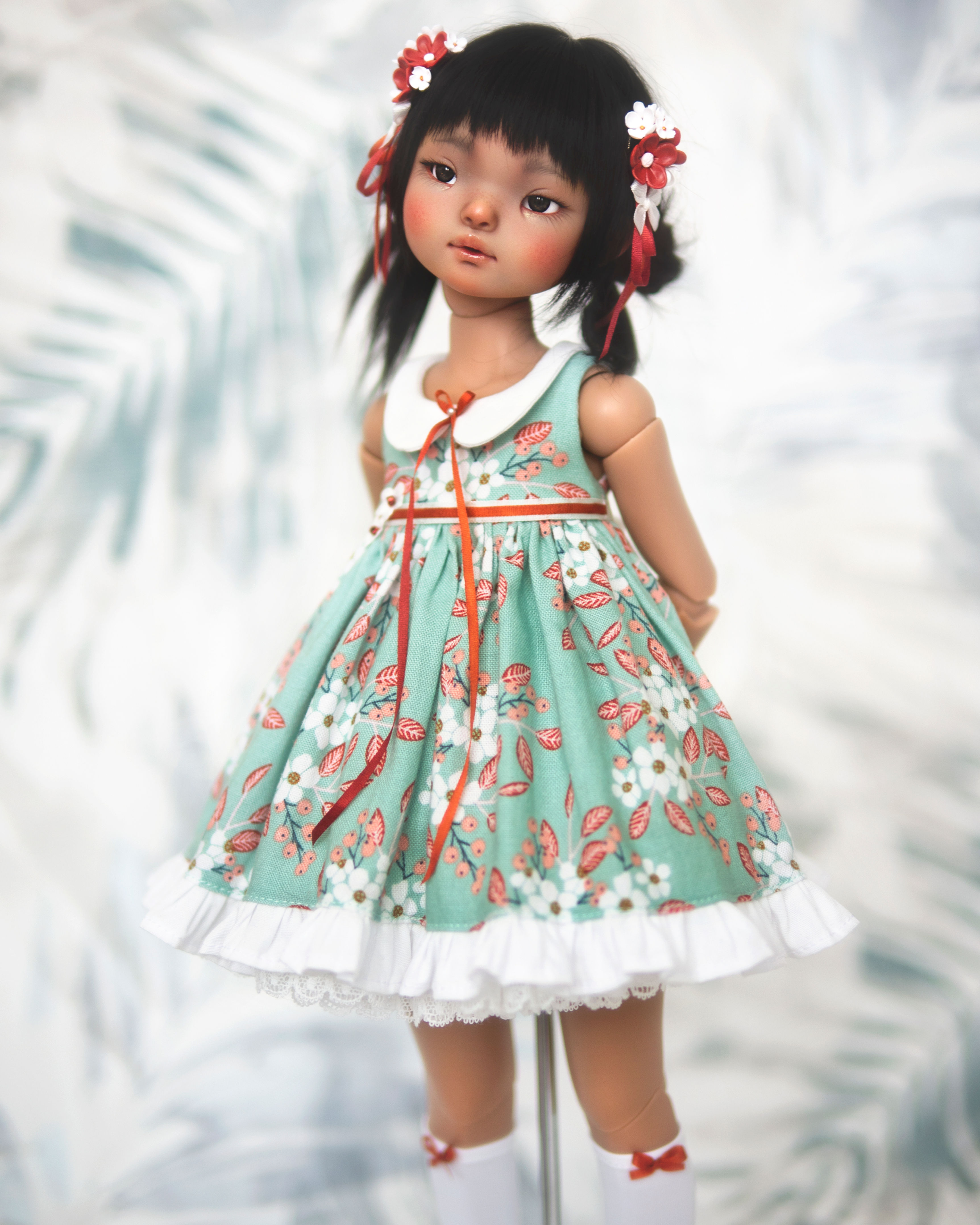 Summer Bloom Dress Set for Dust of Dolls CHAM Body