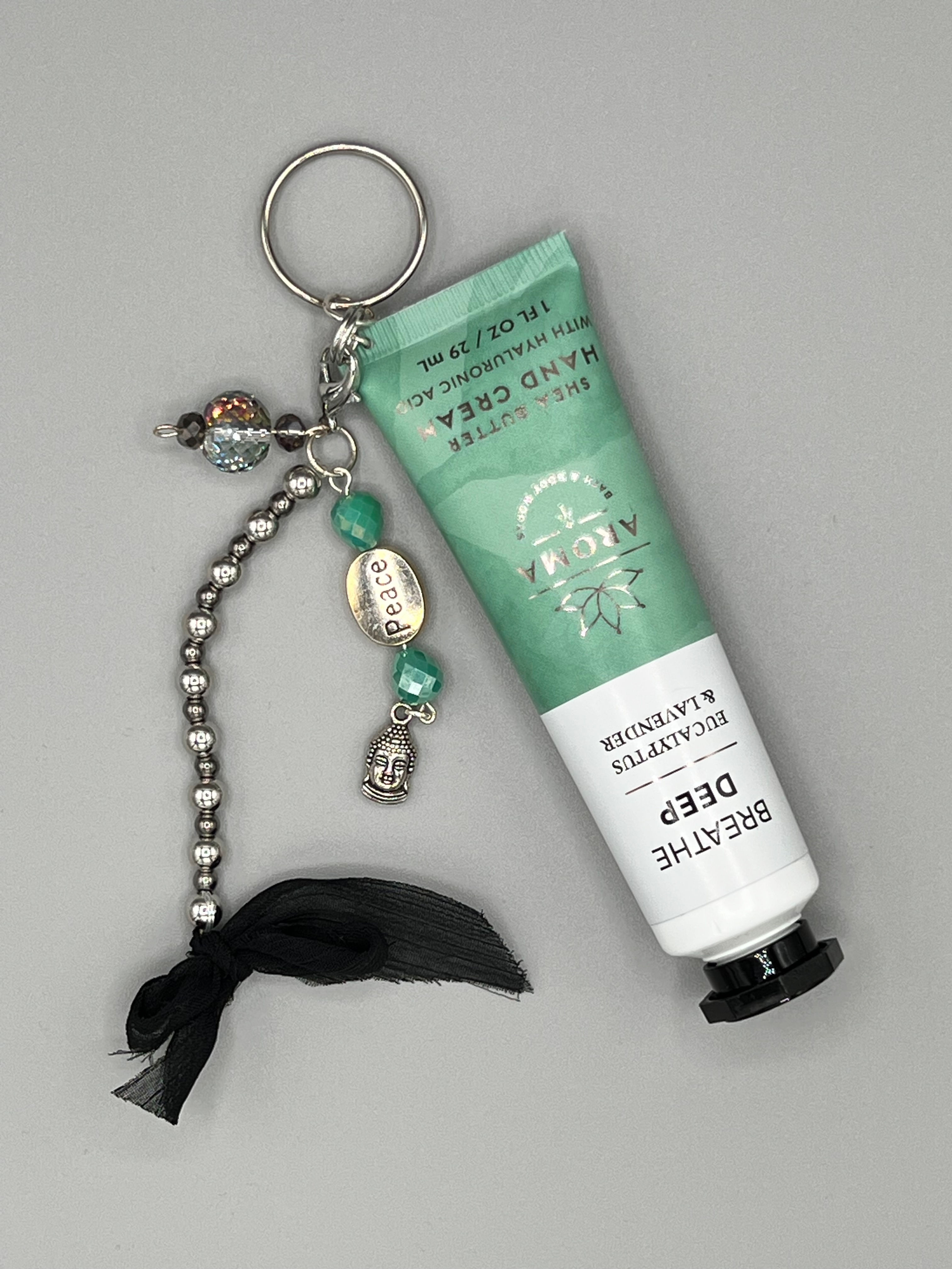 DINGLE DANGLE: HAND CREAM Keychain charm - BREATHE DEEP