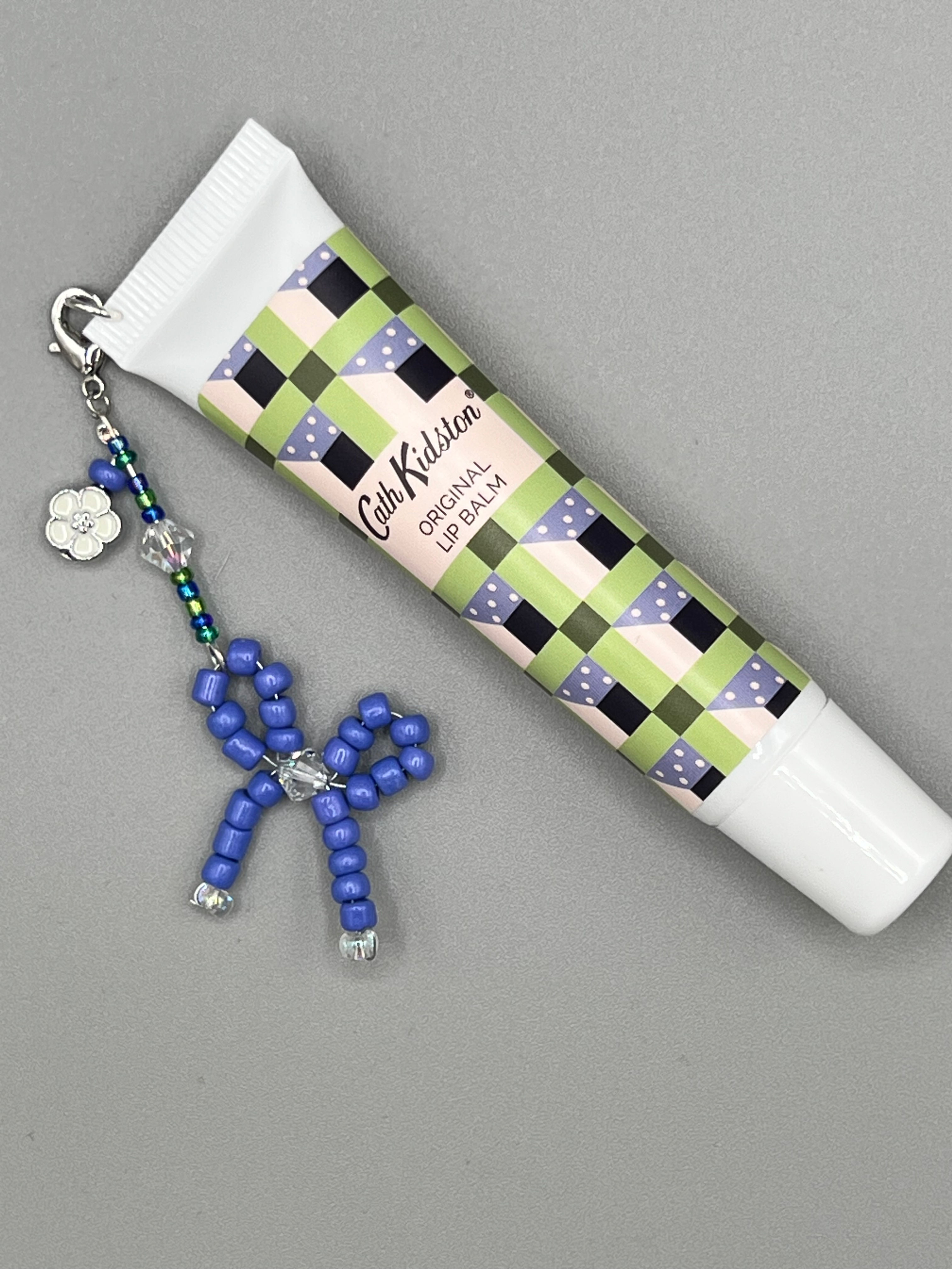 DINGLE DANGLE: LIP GLOSS Keychain - PURPLE BOW