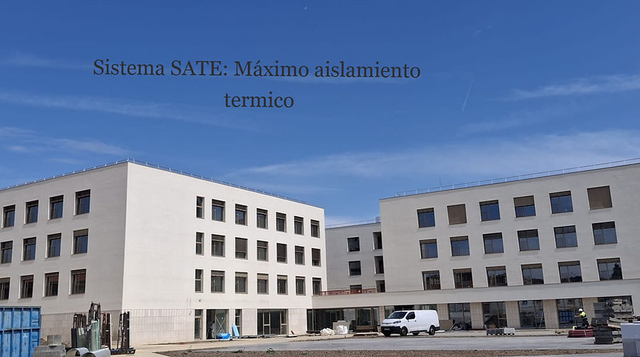 Rehabilitación de fachada con sistema SATE en Madrid- proyectos ACCE