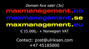 maxmanagement domain - for sale!