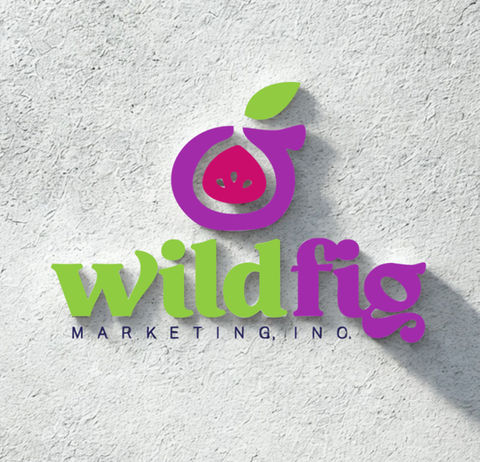 WildFig Marketing logo design and brand signage showcasing modern branding identity