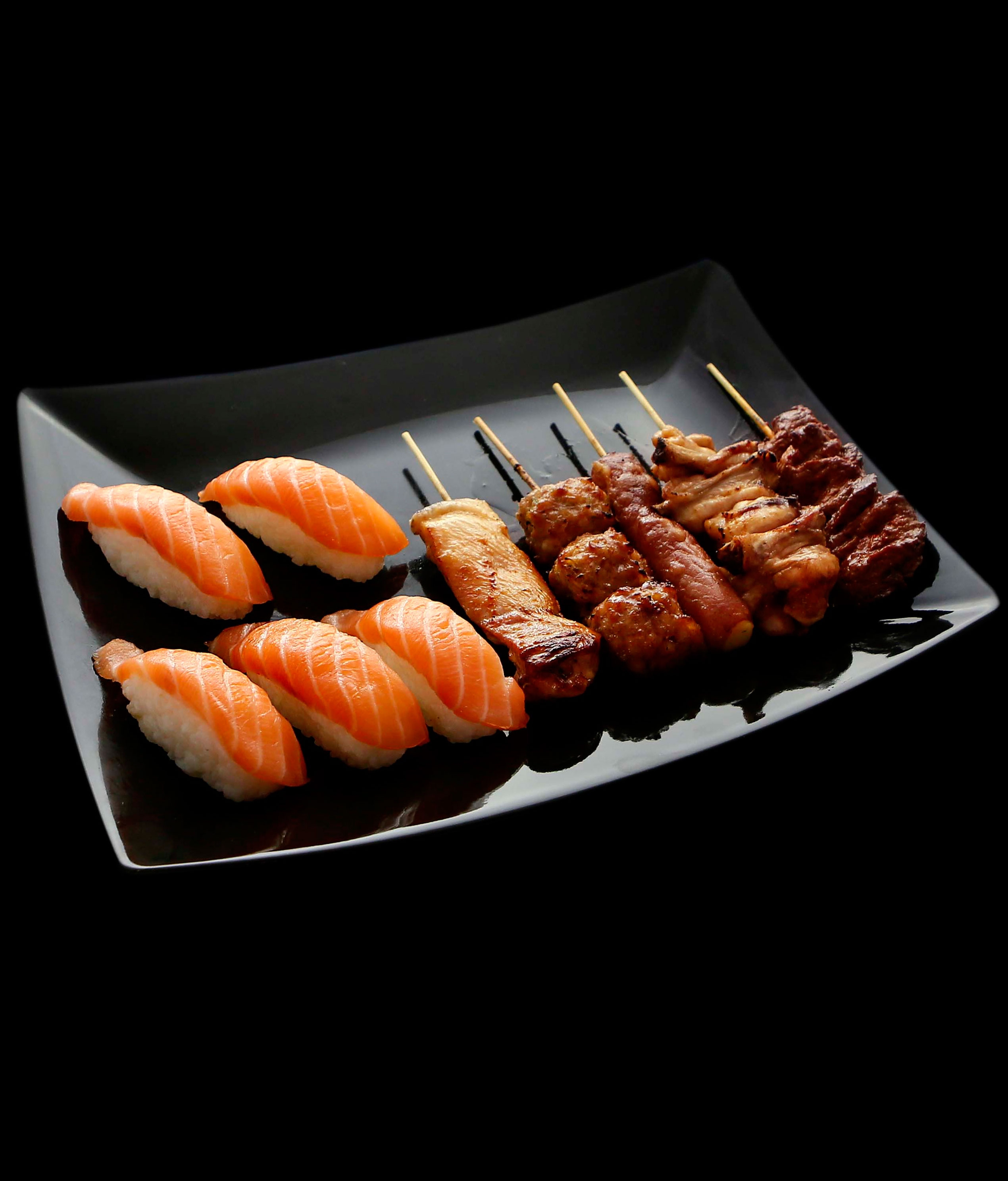 Arranged Food and Objects