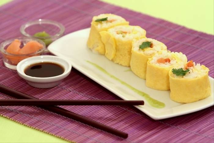 Arranged Food and Objects