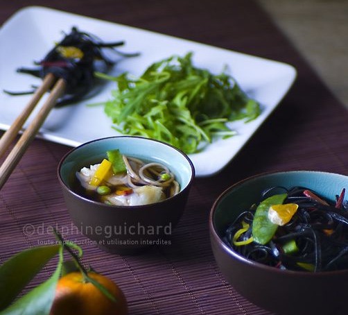 Arranged Food and Objects