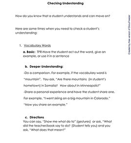 Tips and Training - ESL Tutoring Strateg