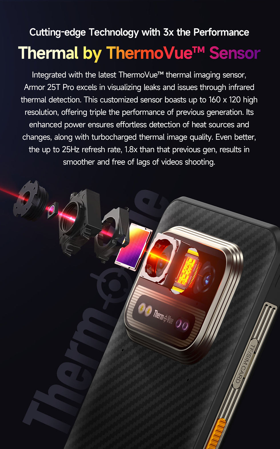 Thumbnail: Armor 25T Pro Toughnut Tradies Thermal Imaging 5G Smart Phone