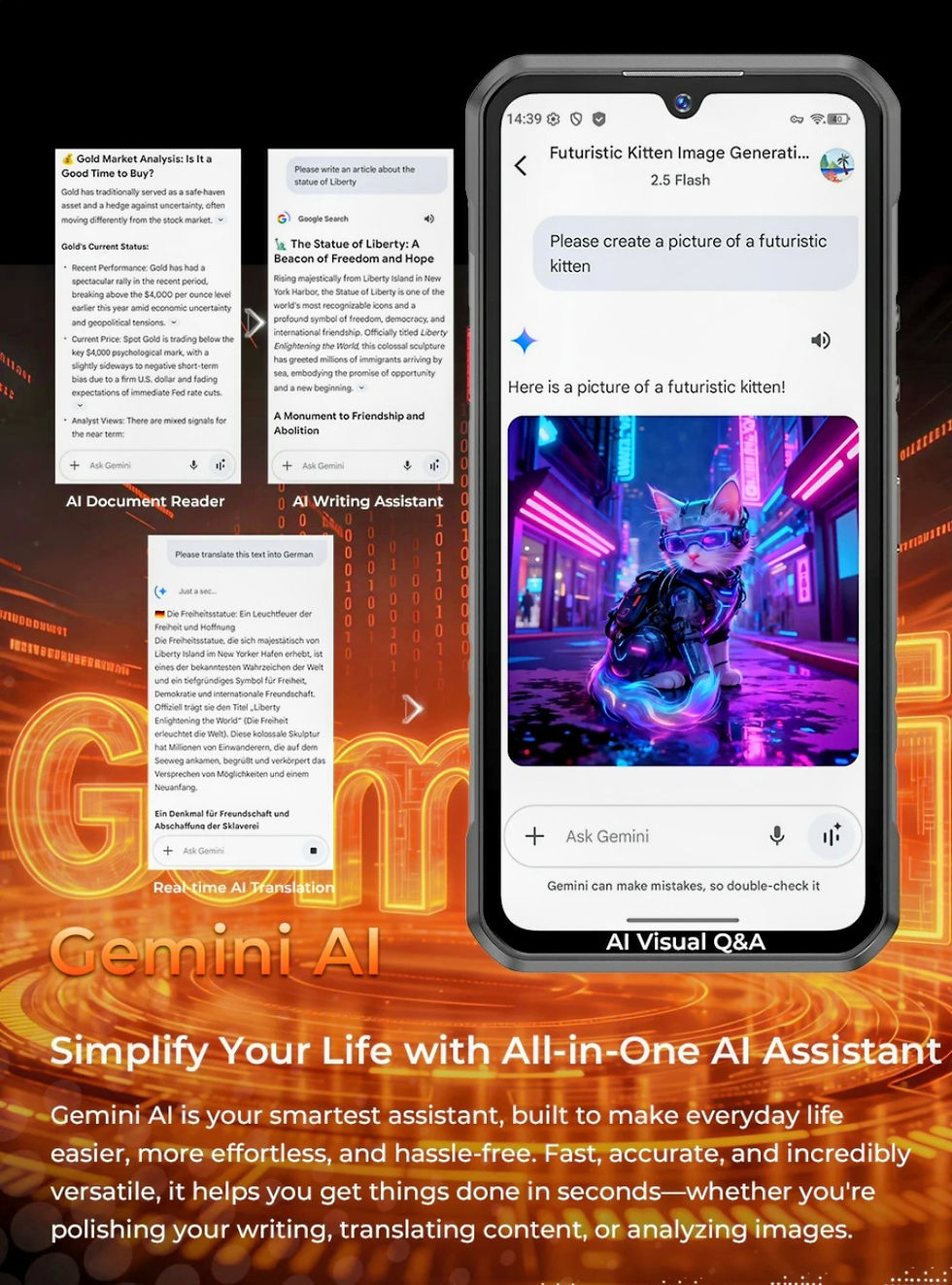 Thumbnail: Oukitel WP68 Air 5G Android 16 AI Camera Ultra-slim Design Tradies Smart Phone 