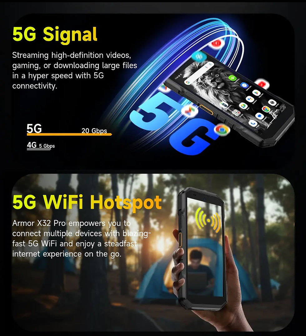 Thumbnail: Armor X32 Pro 5G Android 15 AI Toughnut Smart Phone 