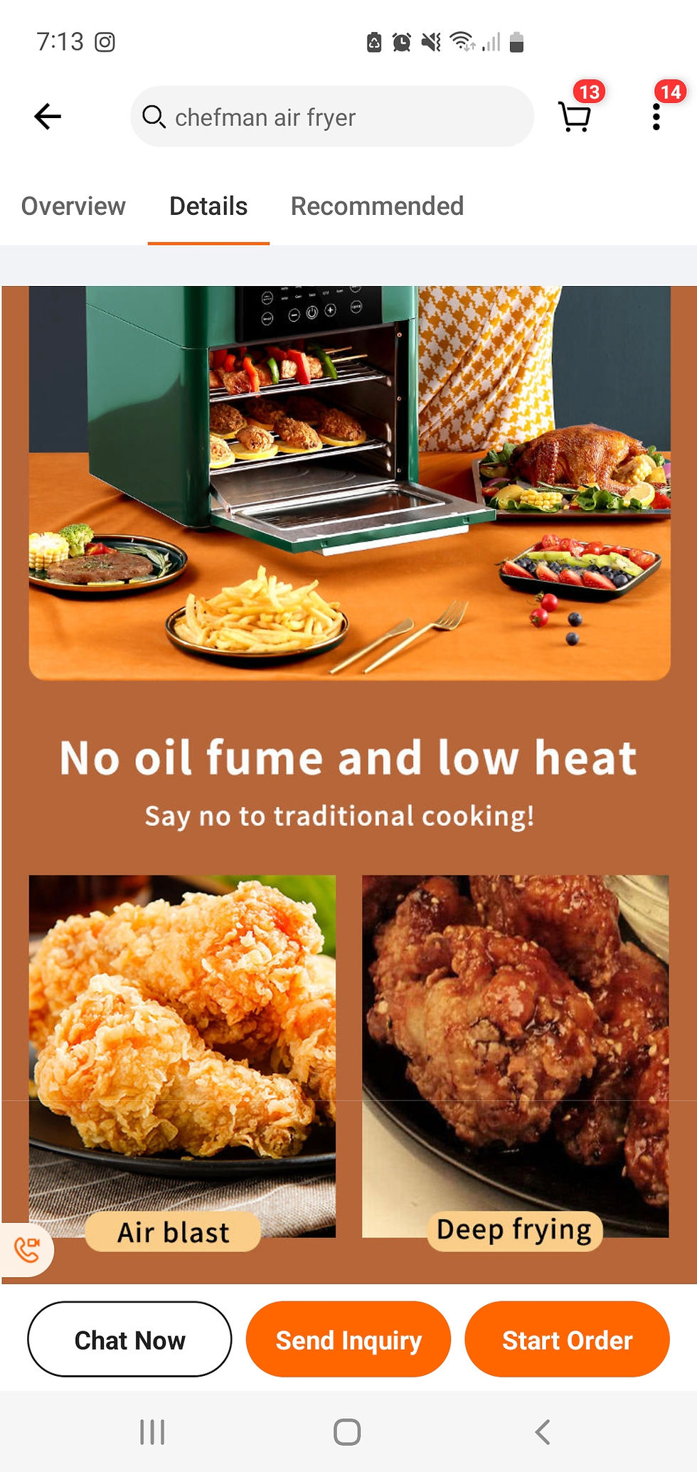 Thumbnail: 12L Air Fryer Oven - Toaster 