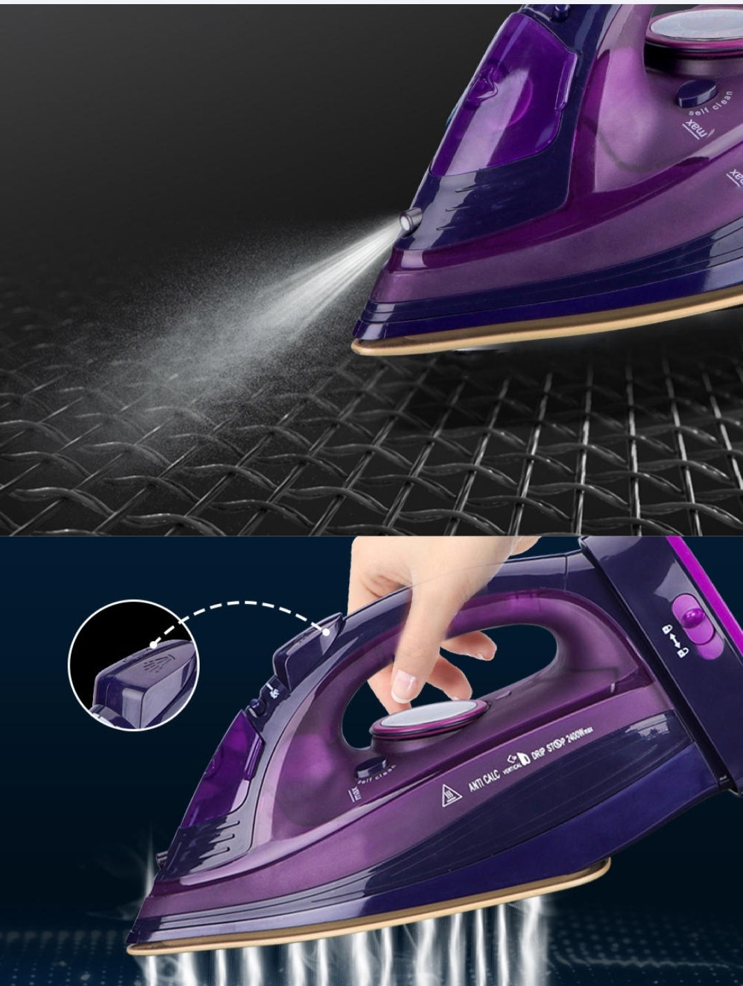 Freedom Temperature Adjustable Cordless Iron