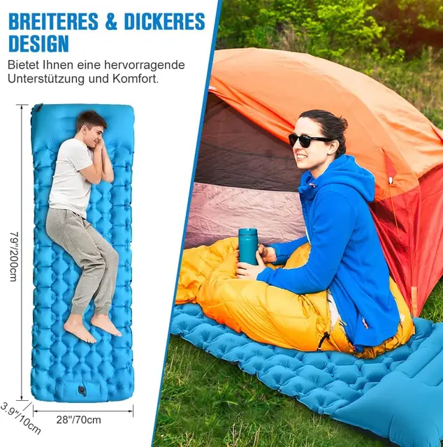 Thumbnail: Indoor, Outdoor Self Inflating Sleeping Mat 