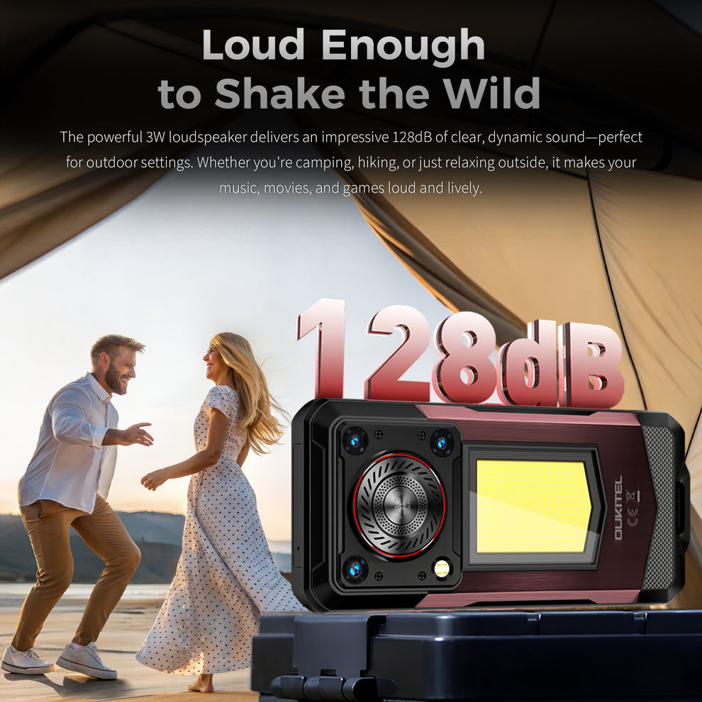 Oukitel WP56 5G Android 15 Big Power, Big Speaker Tradies Toughnut Smart Phone 