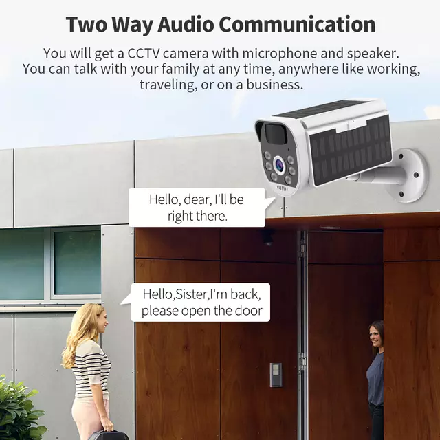 Thumbnail: Wireless Solar Security Waterproof Night Vision Camera  
