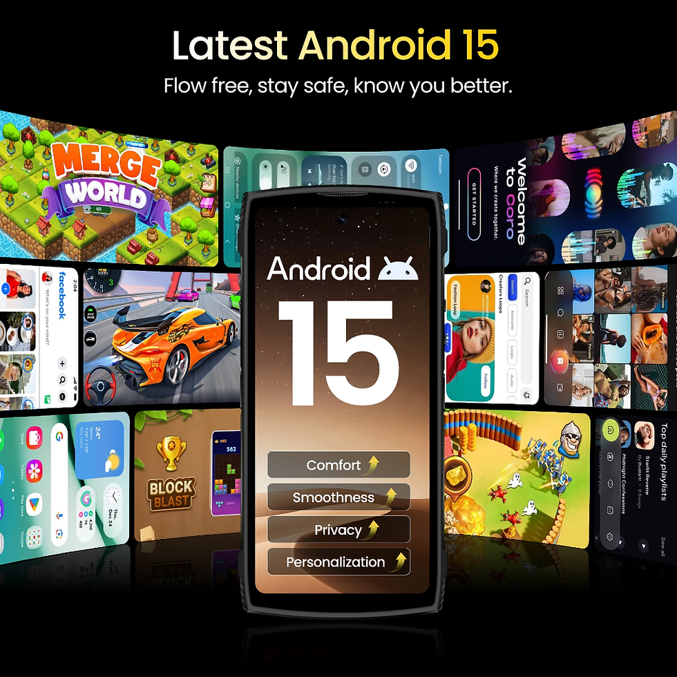 Thumbnail: Lagenio Panther 2 Pro  AI 4G Android 15 Budget Toughnut Waterproof Smart Phone 