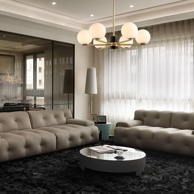 Thumbnail: Castle Designer Architectural Sphere Pendant Light 