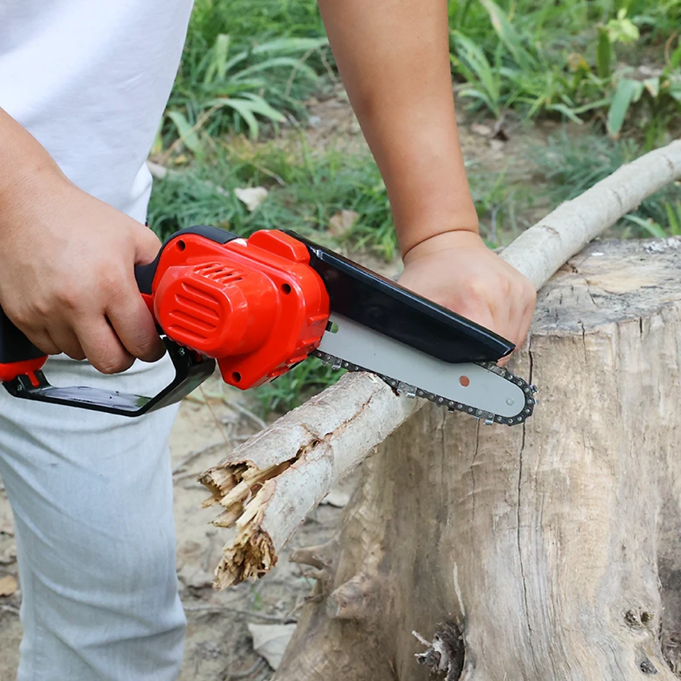 8” Cordless Rechargeable Portable Handy Chainsaw