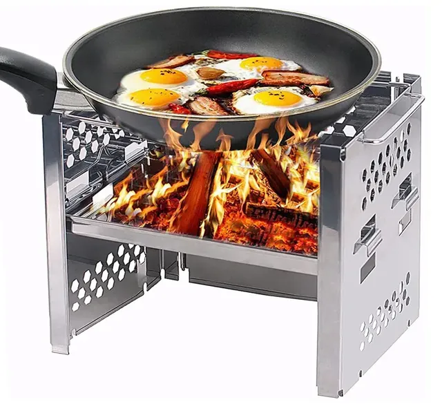304 Stainless Steel Handy Foldable Portable Charcoal BBQ