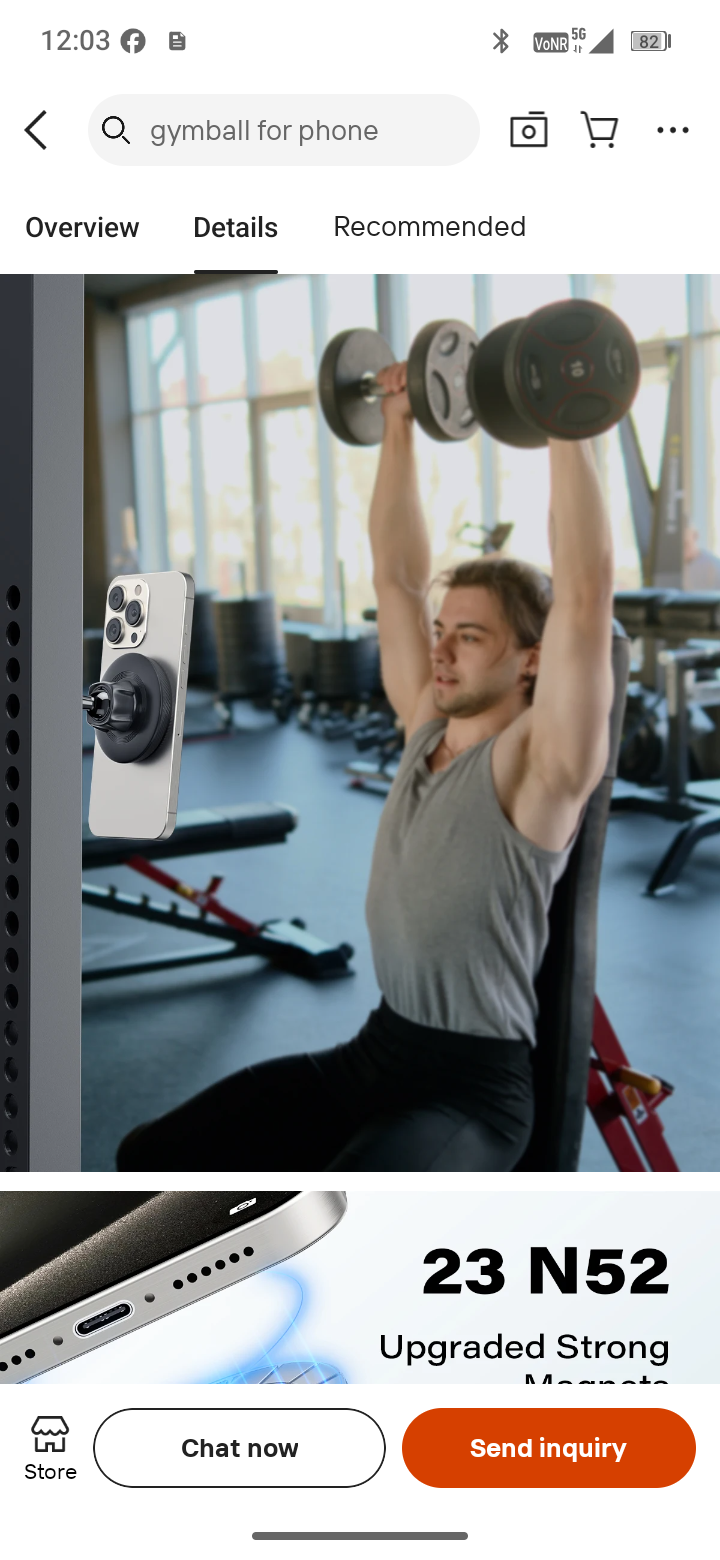 Thumbnail: N52 360° Stick On Industrial Dual Magnetic Mobile Phone Holder 