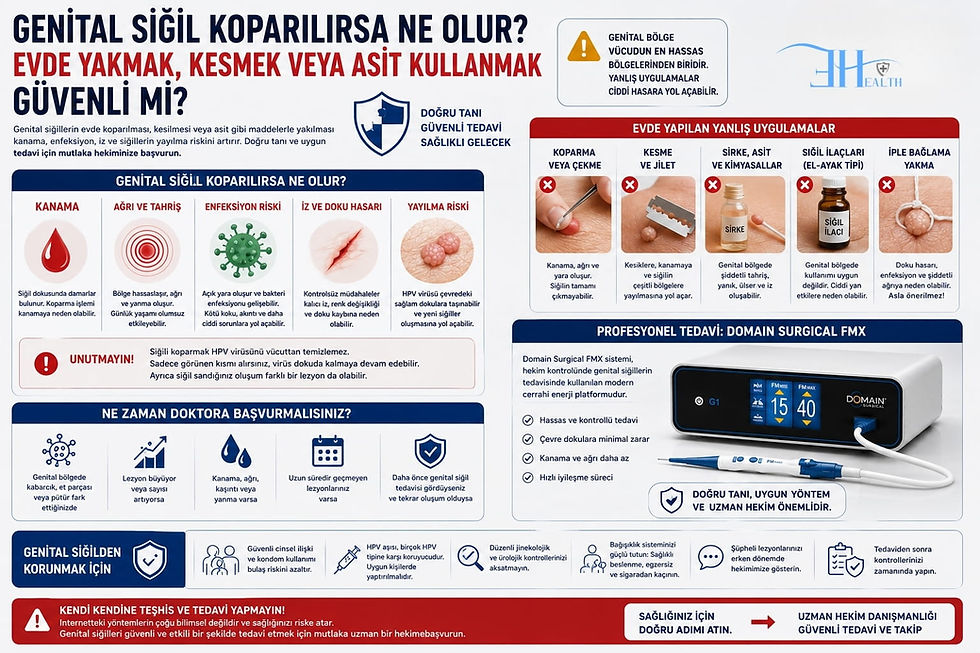 Genital Siğil Koparılırsa Ne Olur?