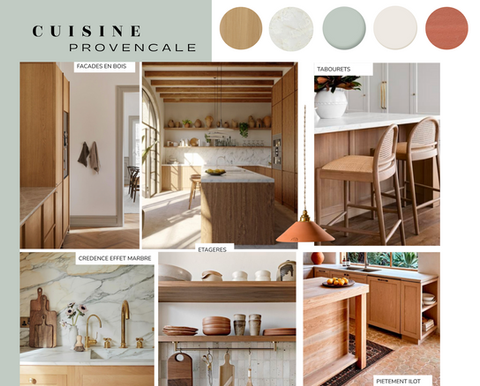 moodboard cuisine moderne provençale
