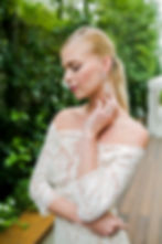 Long Diamonds Lace Earrings