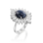 Sapphire and Marquise shape Diamond