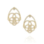 Diamonds Hamsa Earrings
