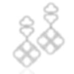 Lace Diamonds Big Drop Earrings