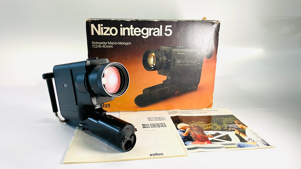 Braun Nizo Integral 5 super 8 camera / Film Tested / Fully