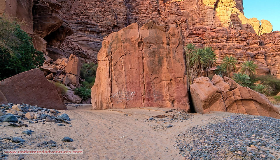 A canyon to uncover its secret treasure.