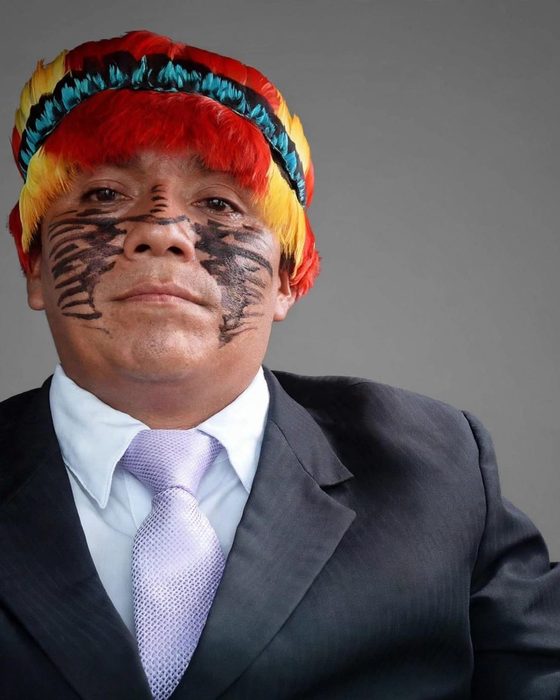 Jacob Callera, líder achuar