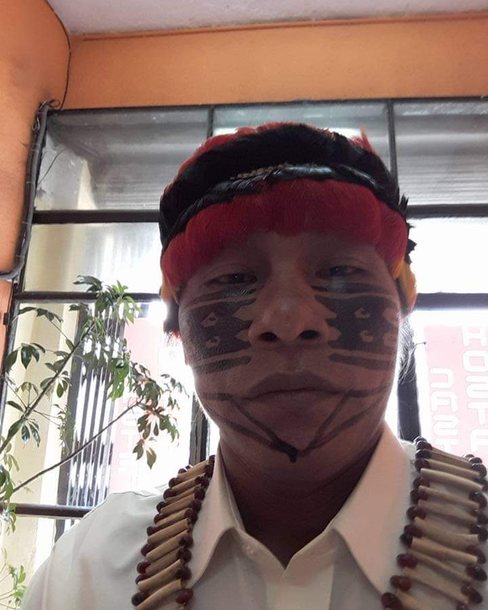 Silverio Jimpikit, líder achuar