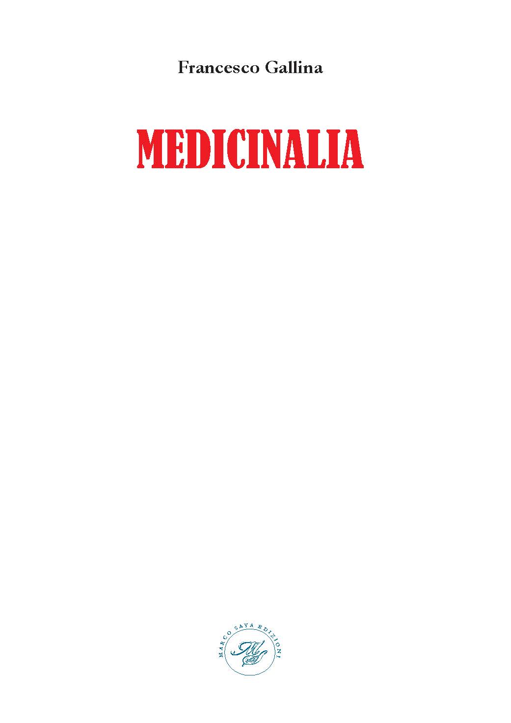 MEDICINALIA