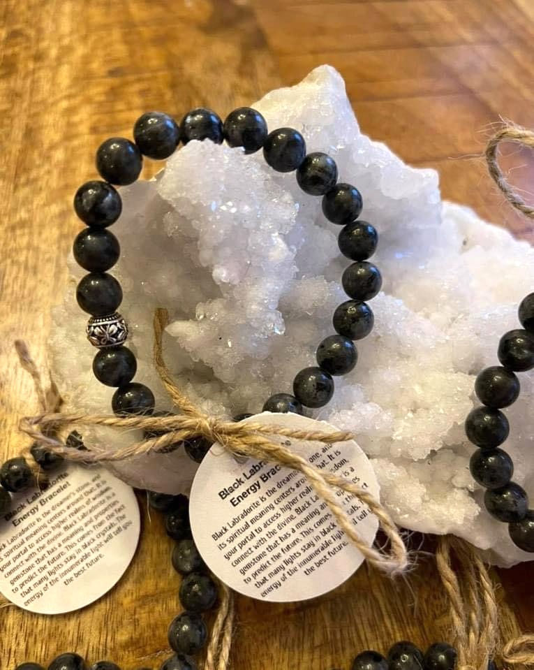 Thumbnail: Black Labradorite Energy Bracelet