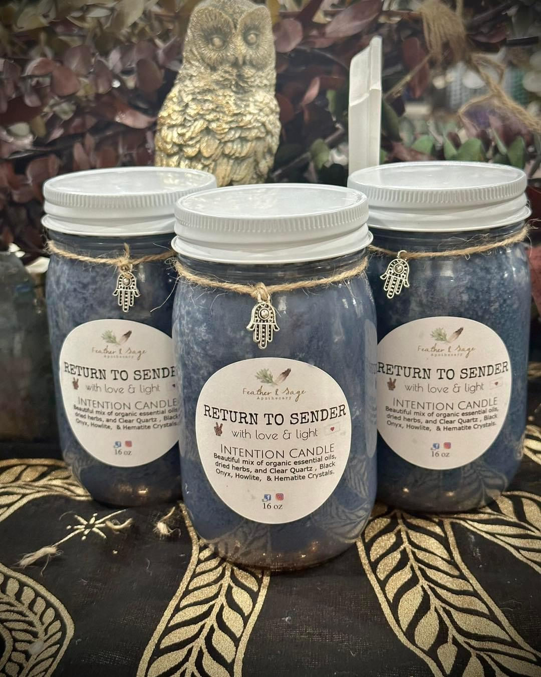 Return to Sender Intention Candle