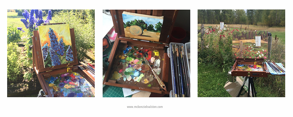 plein air painting, artist, painting outside, inspiring art