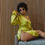 Thumbnail: Aphrodisiac Kimono Electric Chartreuse by Veronica Unsigned