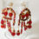 Thumbnail: Red Bead Dangles by Vintage Fusion Jewelry