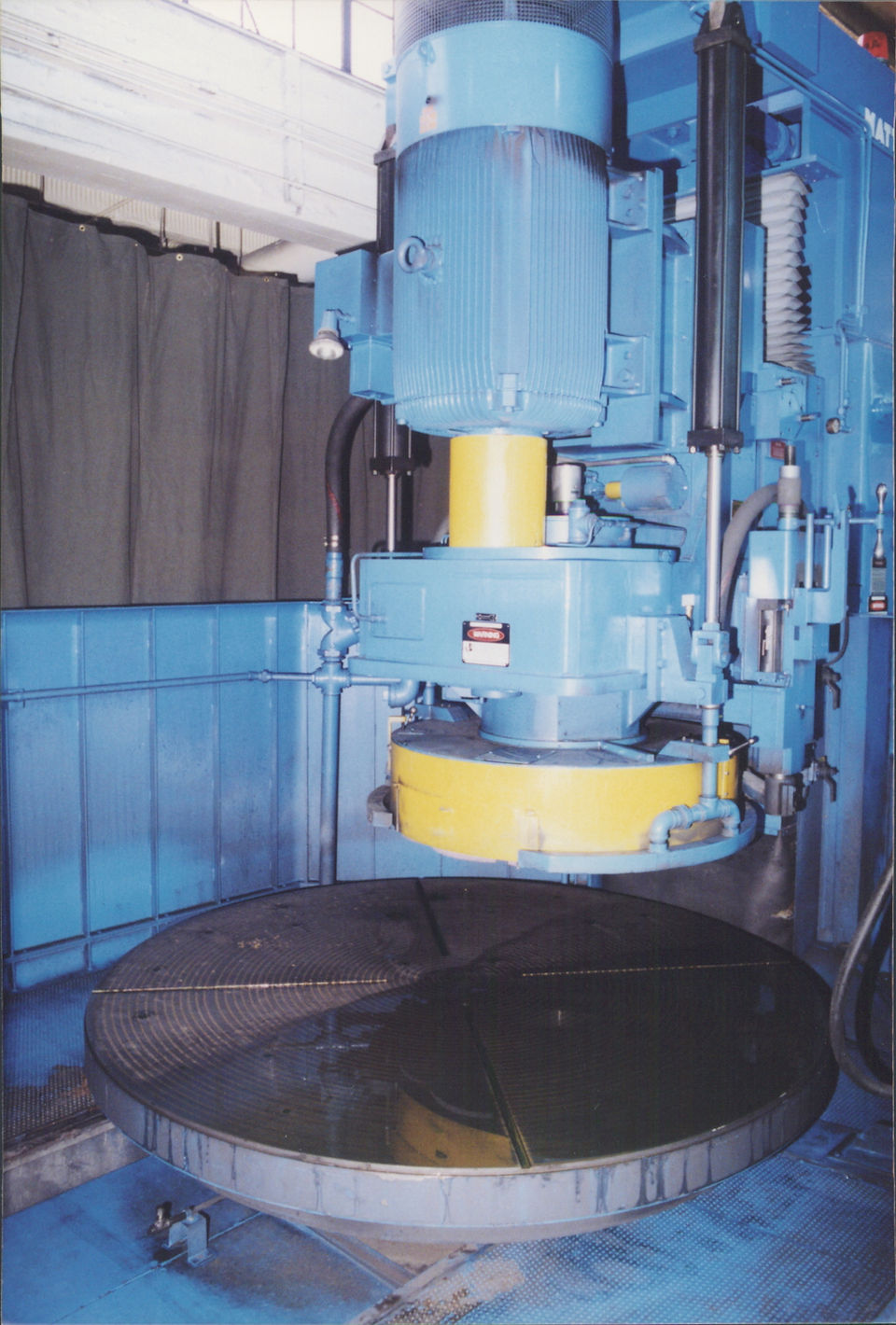electromagnetic chuck on rotary grinder