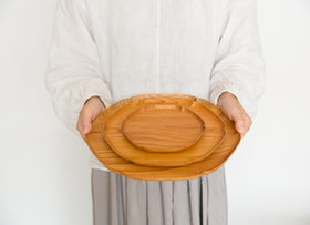 KITO-雪輪盆 | 四十沢木材工芸