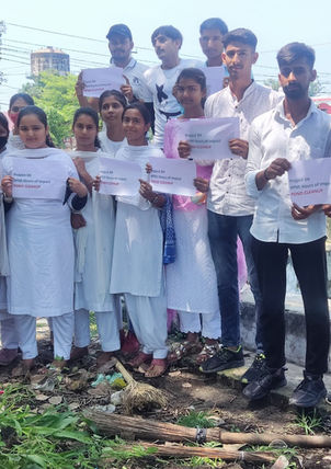 3H Project's Student Partners in India focused on Habitat