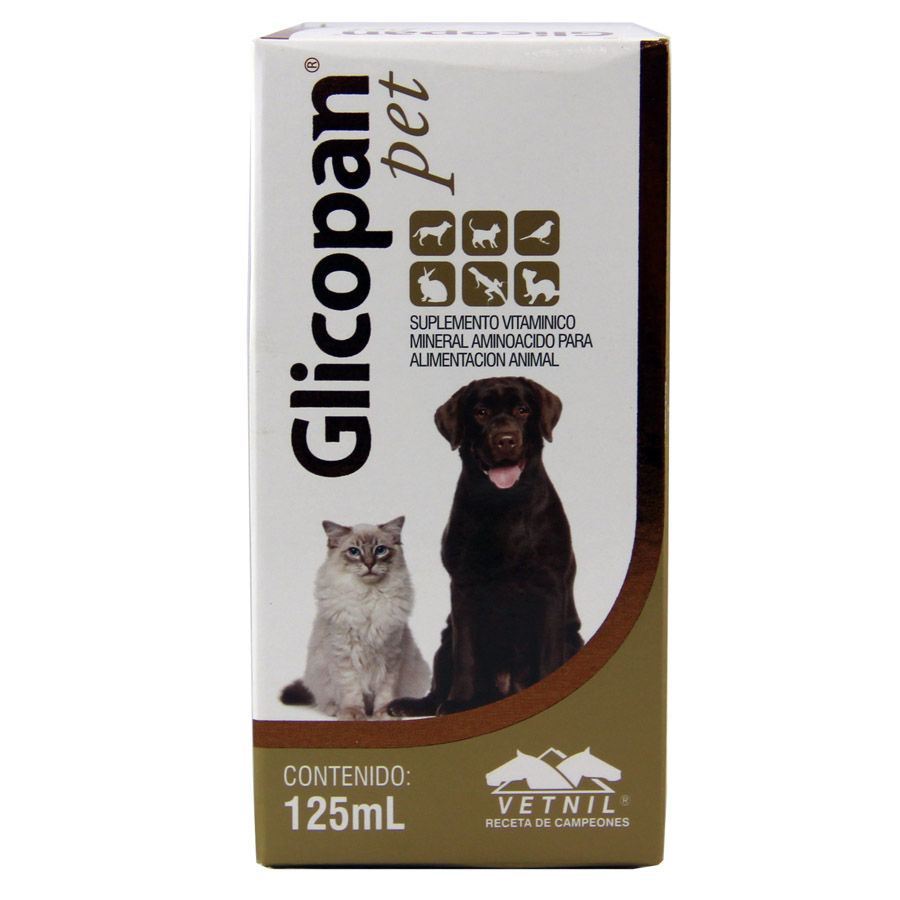 SUPLEMENTO VITAMÍNICO VETNIL GLICOPAN PET - 125 ML