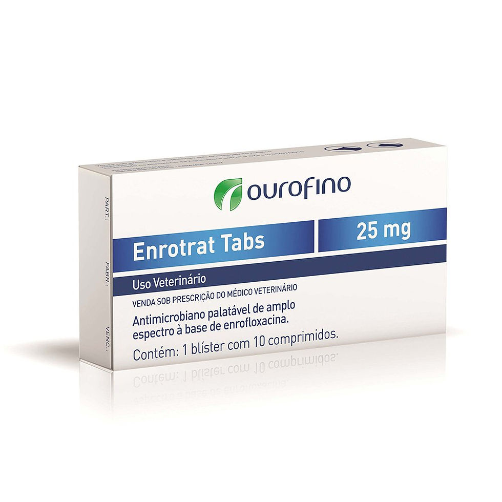 Enrotrat Tabs Ourofino 10 Comprimidos de 25mg