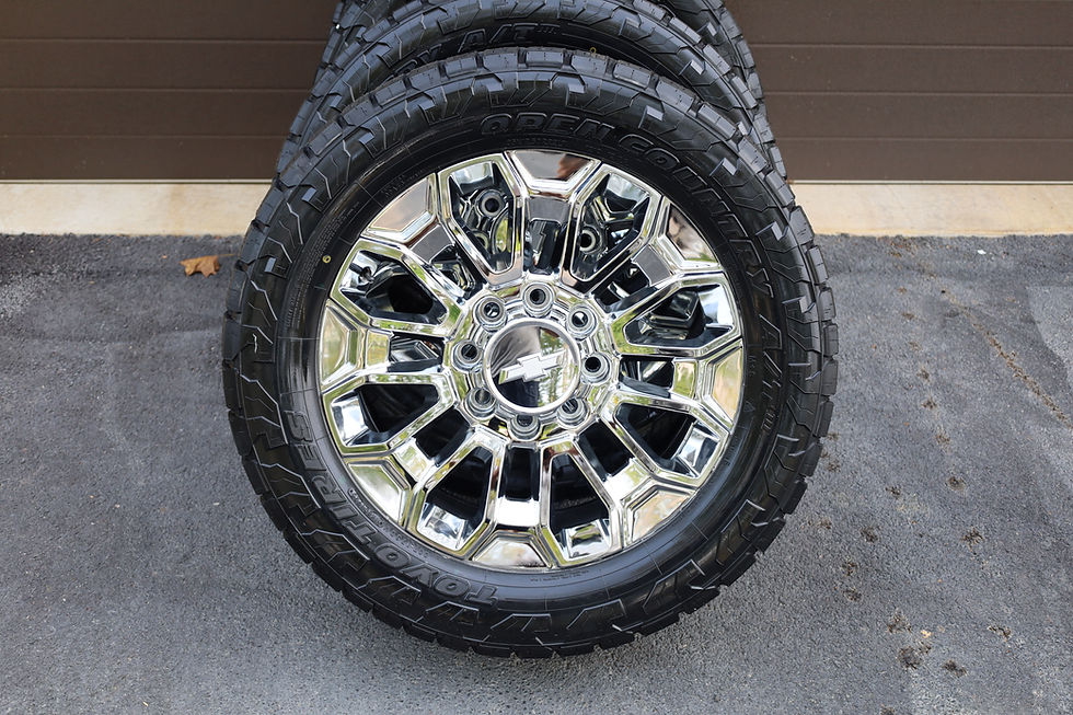 Thumbnail: 22'' Chrome 8x180 High Country Wheels/35s/Toyo Open Country AT3